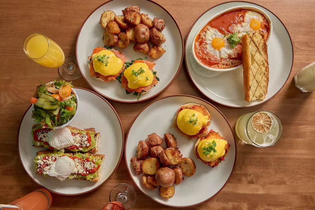 Delicious fresh brunch served at HotHouse Restaurant in Toronto