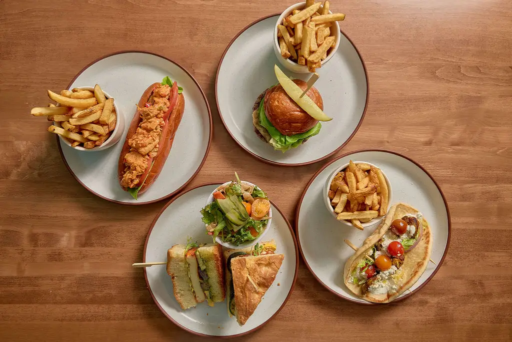 Variety of Fresh Mediterranean inspired lunch menu HotHouse Restaurant Toronto